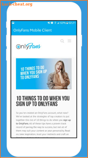 OnlyFans New App Premium Guide screenshot