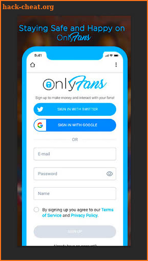 OnlyFans People: OnlyFans Type screenshot