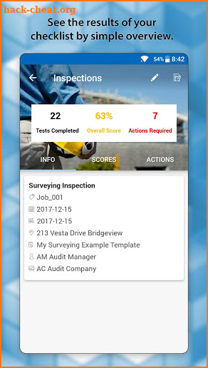 OnSite Checklist - Quality & Safety Inspector screenshot