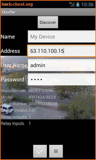 ONVIF IP Camera Monitor (Onvifer) screenshot