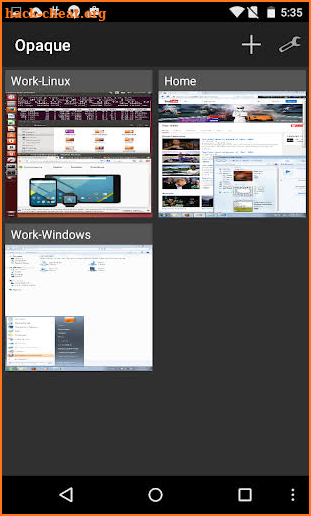 Opaque oVirt, RHEV, and Proxmox Client screenshot