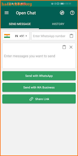 Open Chat for WhatsApp - Click to Chat screenshot