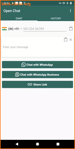 Open Chat for WhatsApp - Click to Chat Direct screenshot