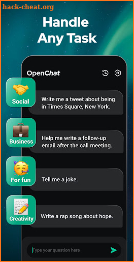 Open Chat - GPT AI bot app screenshot