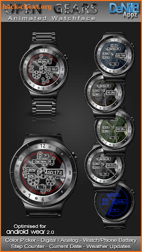 Open Gears HD Watch Face Widget & Live Wallpaper screenshot