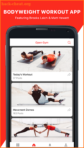 Open Gym: Bodyweight Workouts screenshot