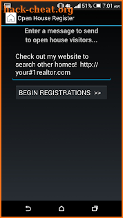 Open House Registry screenshot