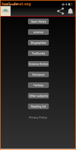 Open Library screenshot