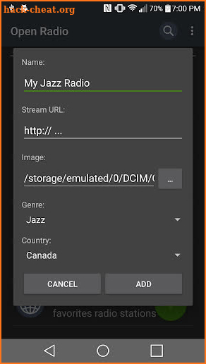 Open Radio screenshot