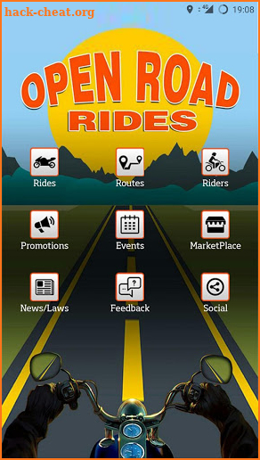 Open Road Rides screenshot