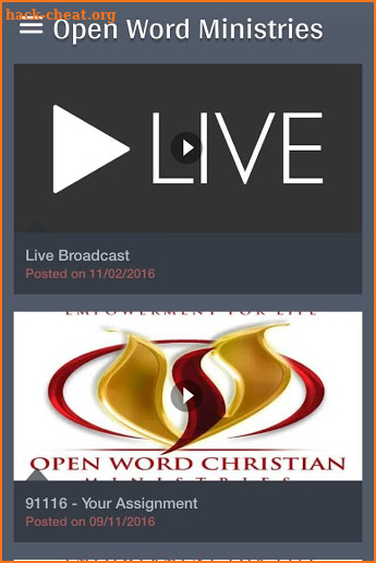 Open Word Christian Ministries screenshot