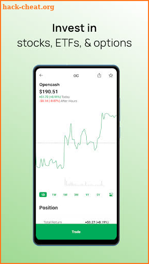 Opencash: Long-term investing screenshot