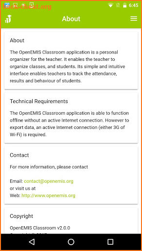 OpenEMIS Classroom screenshot