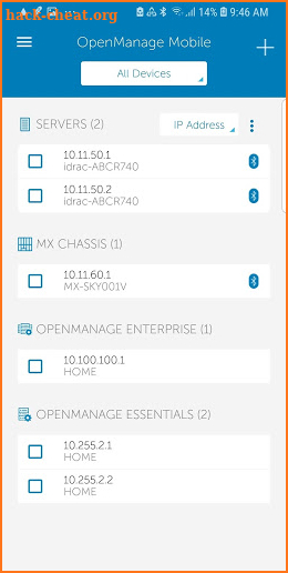 OpenManage Mobile screenshot