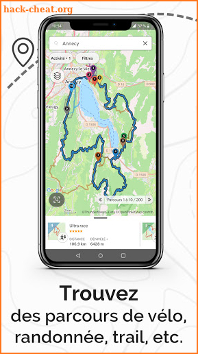 OpenRunner - GPS : bike, hiking, trail and running screenshot