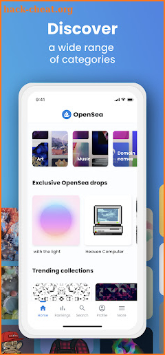 OpenSea: NFT marketplace screenshot