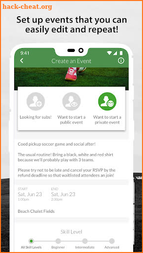OpenSports - Pickup Sports screenshot