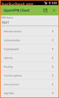 OpenVPN Client screenshot
