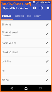 OpenVPN for Android screenshot