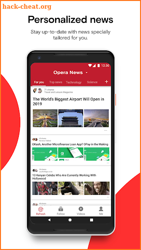 Opera News - Trending news and videos screenshot