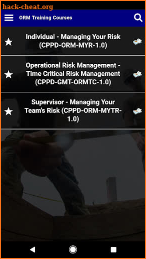 Operational Risk Management screenshot