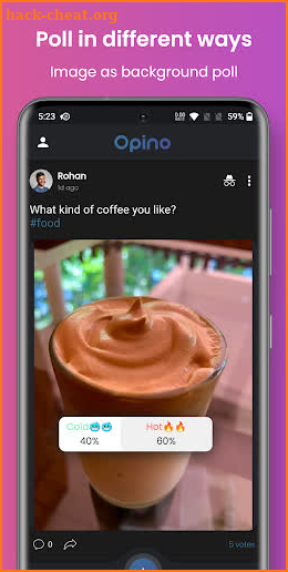 Opino - Social App for Polls screenshot