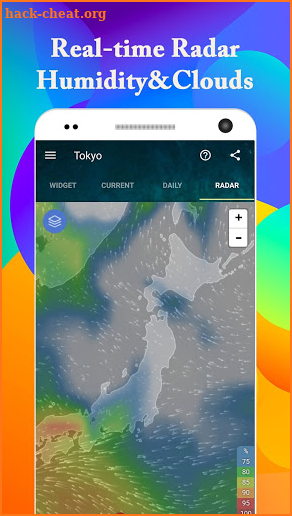 Oppo Weather - Radar Widget daily rainly Forecast screenshot