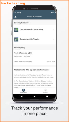 Opportunistic Trader Mobile screenshot