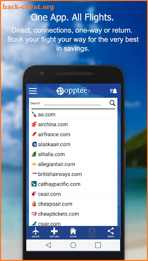 Opptee Travel Search- Compare Many Sites Quicker screenshot