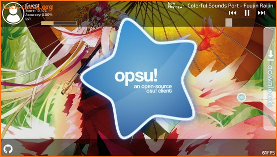 Opsu!(Beatmap player for Android) screenshot