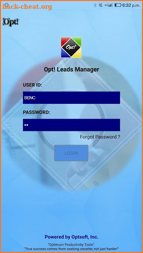 Opt! Leads Manager screenshot