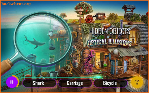 Optical Illusions Hidden Objects Game screenshot