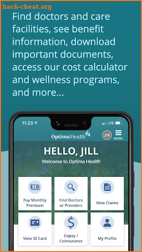 Optima Health screenshot