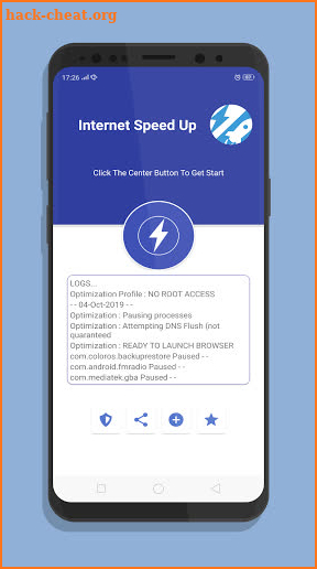 optimize internet speed screenshot