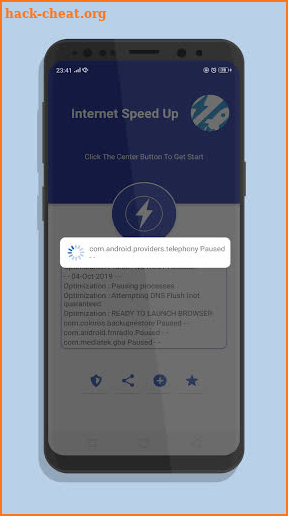 optimize internet speed screenshot