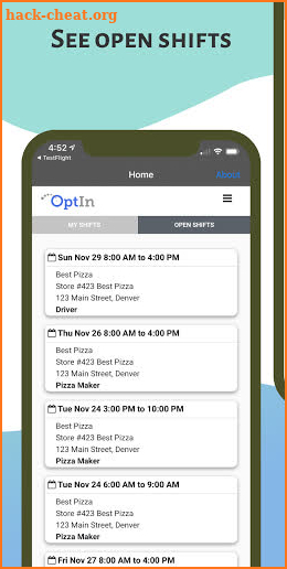 OptIn Works screenshot