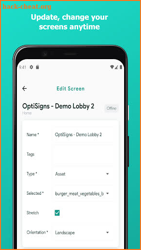 OptiSigns Admin screenshot