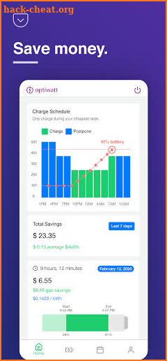 Optiwatt - Tesla Energy Savings and Smart Charging screenshot