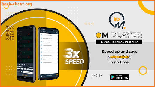Opus to Mp3 | OM Player I Save and Fast play audio screenshot