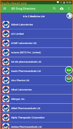 ঔষধ নির্দেশিকা | DIMS | BD Medicines Directory screenshot