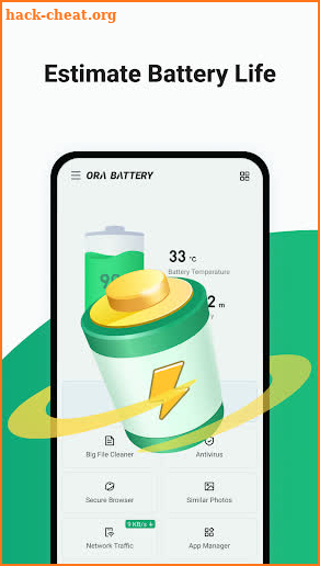 Ora Battery, Cleaner Antivirus screenshot