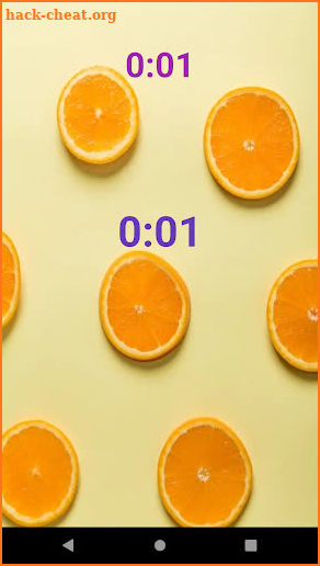 orange count timer screenshot