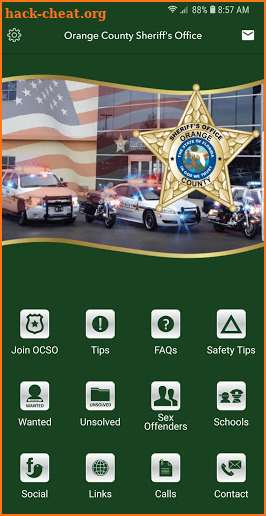 Orange County Sheriff's Office screenshot