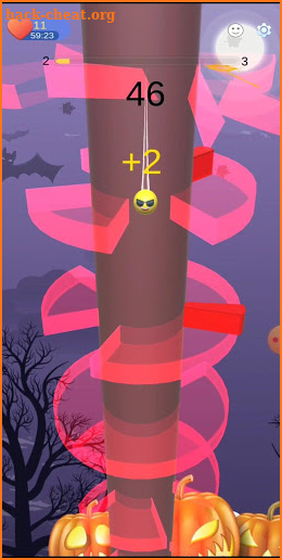 Orange Helix Jump - Tower Helix Crush screenshot