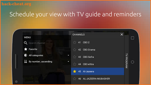 Orange TV screenshot