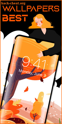 Orange - wallpapers and backgrounds screenshot