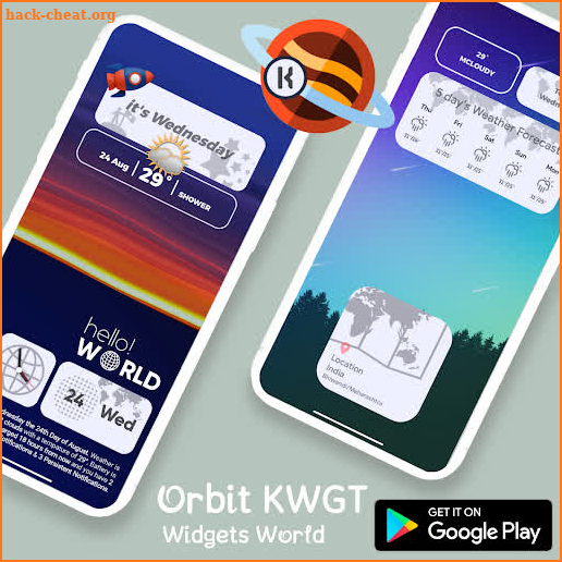 Orbit KWGT screenshot