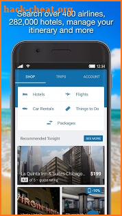 Orbitz - Flights, Hotels, Cars screenshot