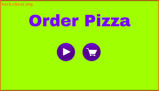 Order Pizza screenshot