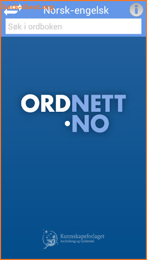 Ordnett - Engelsk stor ordbok screenshot